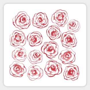 Red Roses Magnet